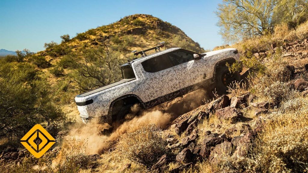 rivian r1t arizona desert